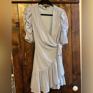 HYFVE Small Blue Wrap Dress